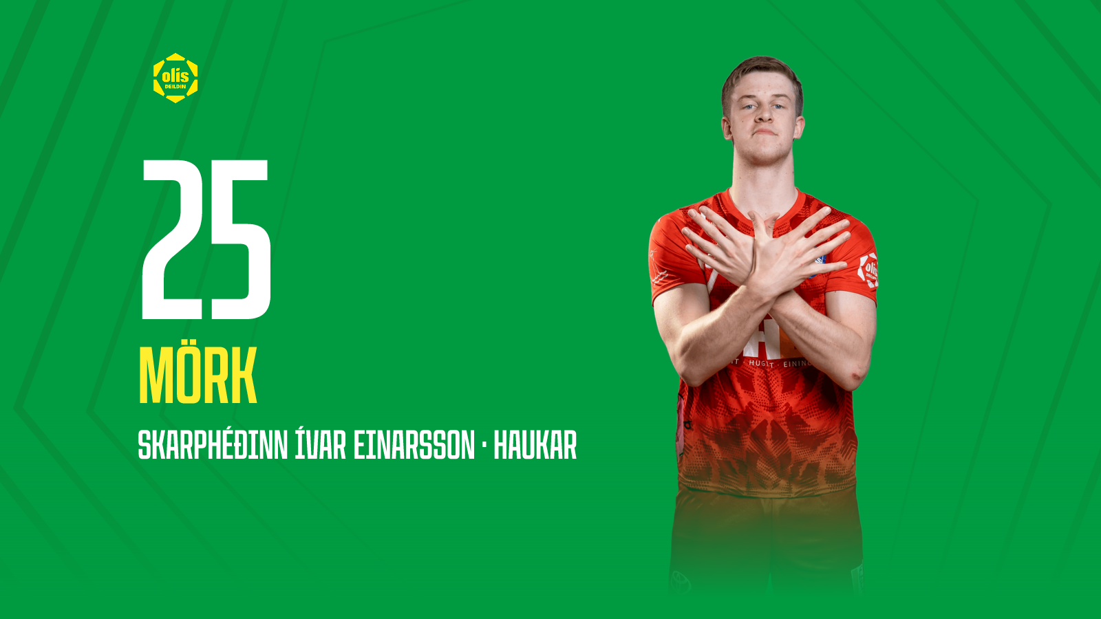 25 mörk Skarphéðinn Ívar Einarsson